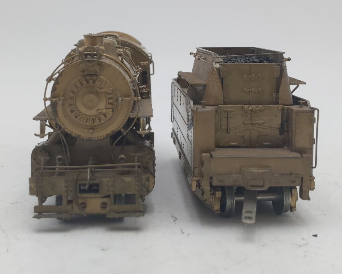 Gem Models HO BRASS Pennsylvania H-10 2-8-0 Steam Loco & Tender - Unpainted VG