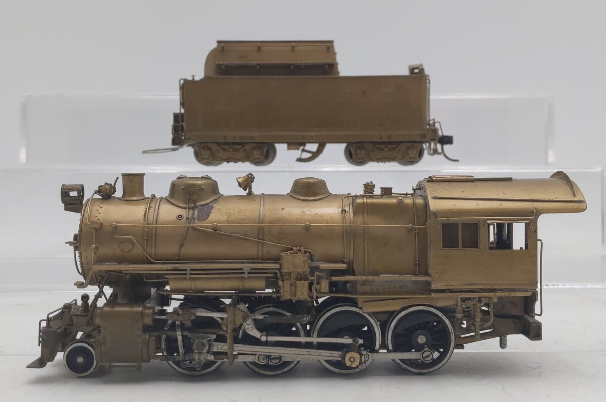 Gem Models HO BRASS Pennsylvania H-10 2-8-0 Steam Loco & Tender - Unpainted VG