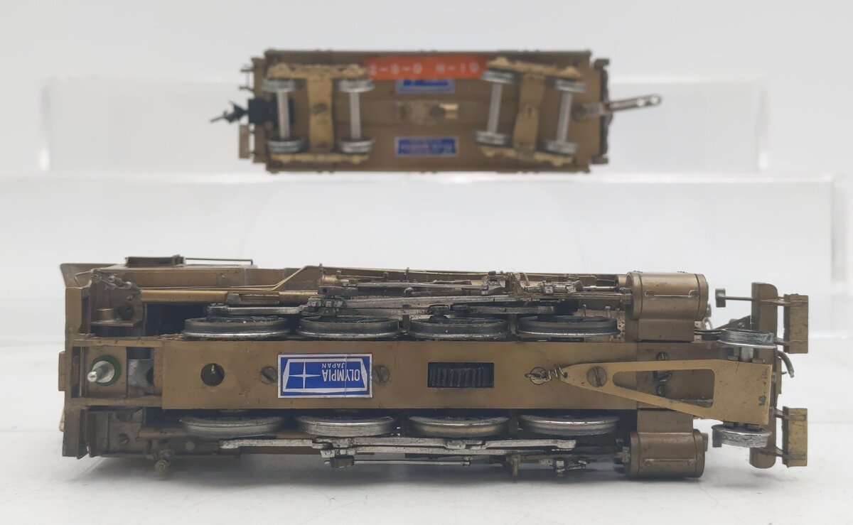 Gem Models HO BRASS Pennsylvania H-10 2-8-0 Steam Loco & Tender - Unpainted VG