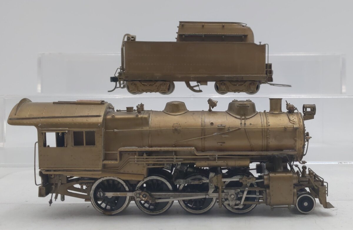 Gem Models HO BRASS Pennsylvania H-10 2-8-0 Steam Loco & Tender - Unpainted VG
