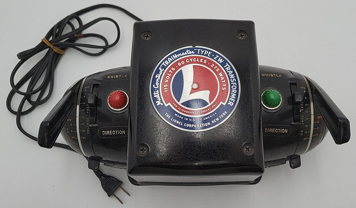 Lionel ZW O Gauge Vintage Trainmaster 275 Watt Transformer with Whistle VG