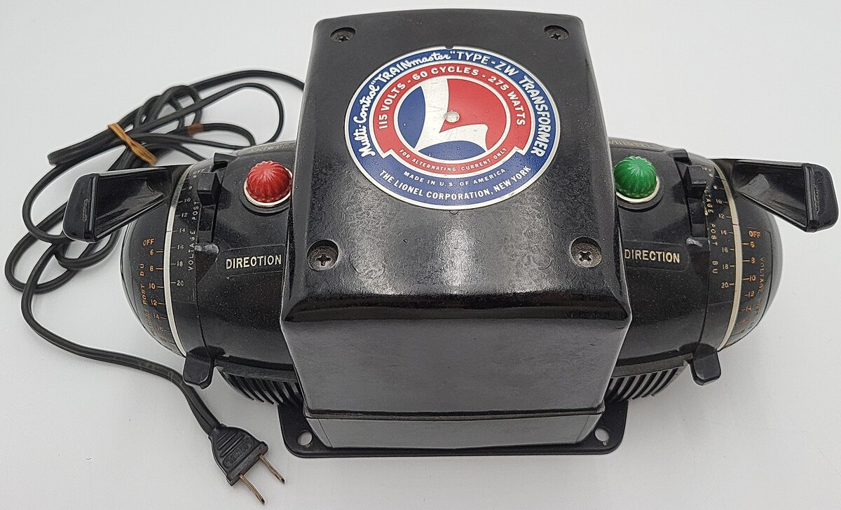Lionel ZW O Gauge Vintage Trainmaster 275 Watt Transformer with Whistle VG