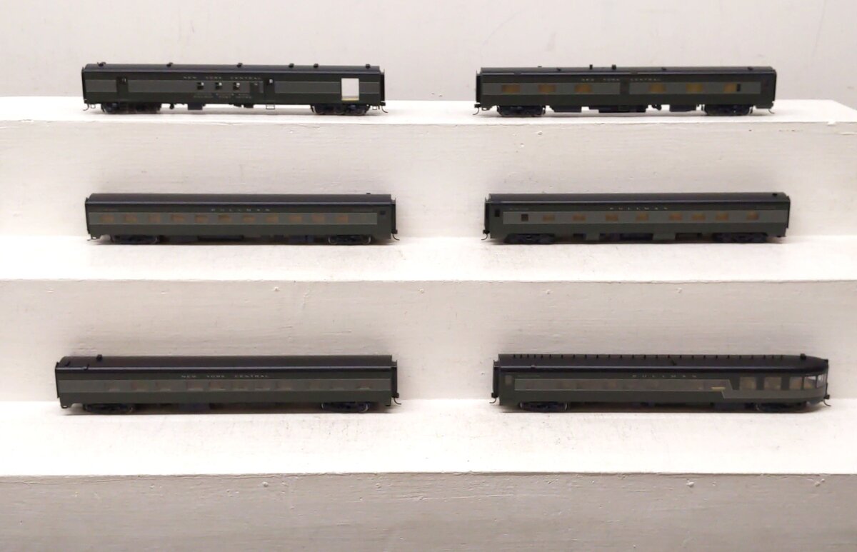Walthers & Other HO Scale Assorted New York Central Pullman Passenger Cars [6] EX