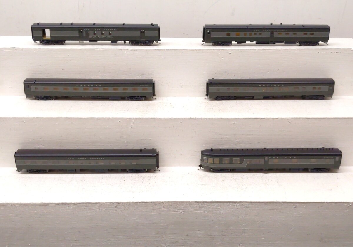 Walthers & Other HO Scale Assorted New York Central Pullman Passenger Cars [6] EX