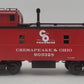 MTH 20-90015F O Gauge Chesapeake & Ohio Steel-Sided Caboose #903328 LN/Box