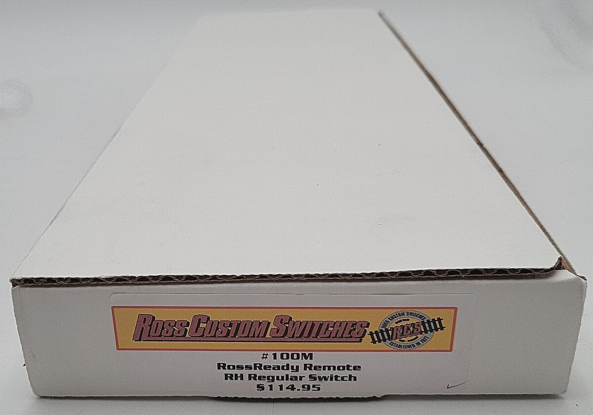 Ross 100M Regular 11° Right Hand with DZ-1000 Remote Switch Turnout EX/Box