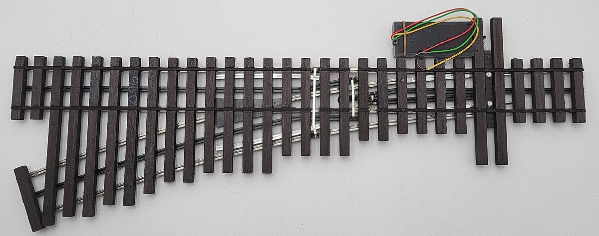 Ross O Gauge #140M Right Hand 096 Switch w/ DZ-1000 Remote Turnout EX/Box
