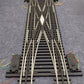 Ross 175M O Gauge Double Crossover with Dz1000 Switch Turnout EX/Box