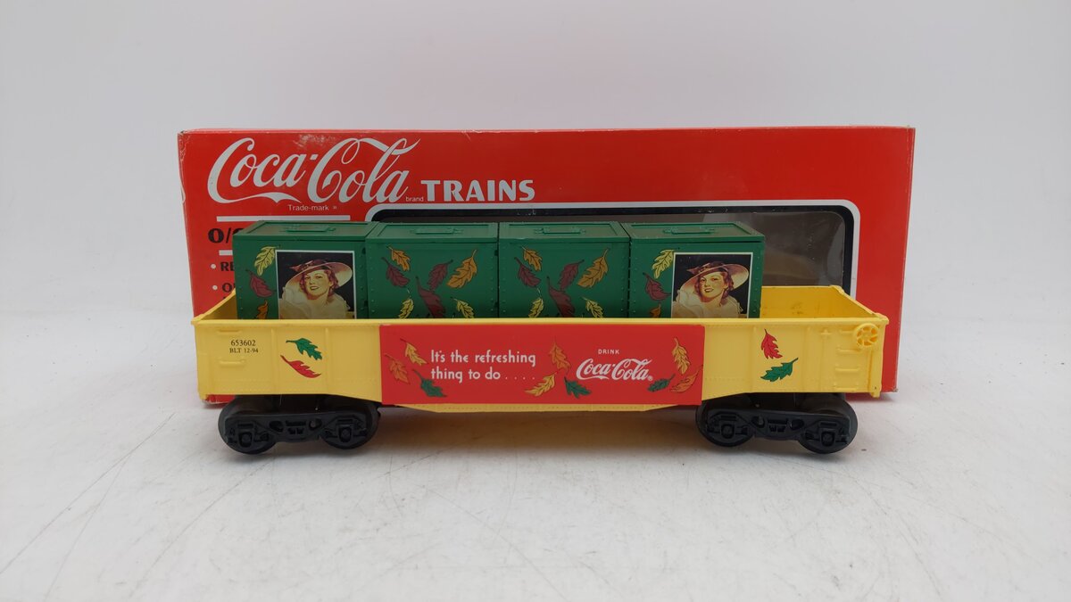 K-Line K653602 O Gauge Coke 1994 Fall Gondola EX/Box