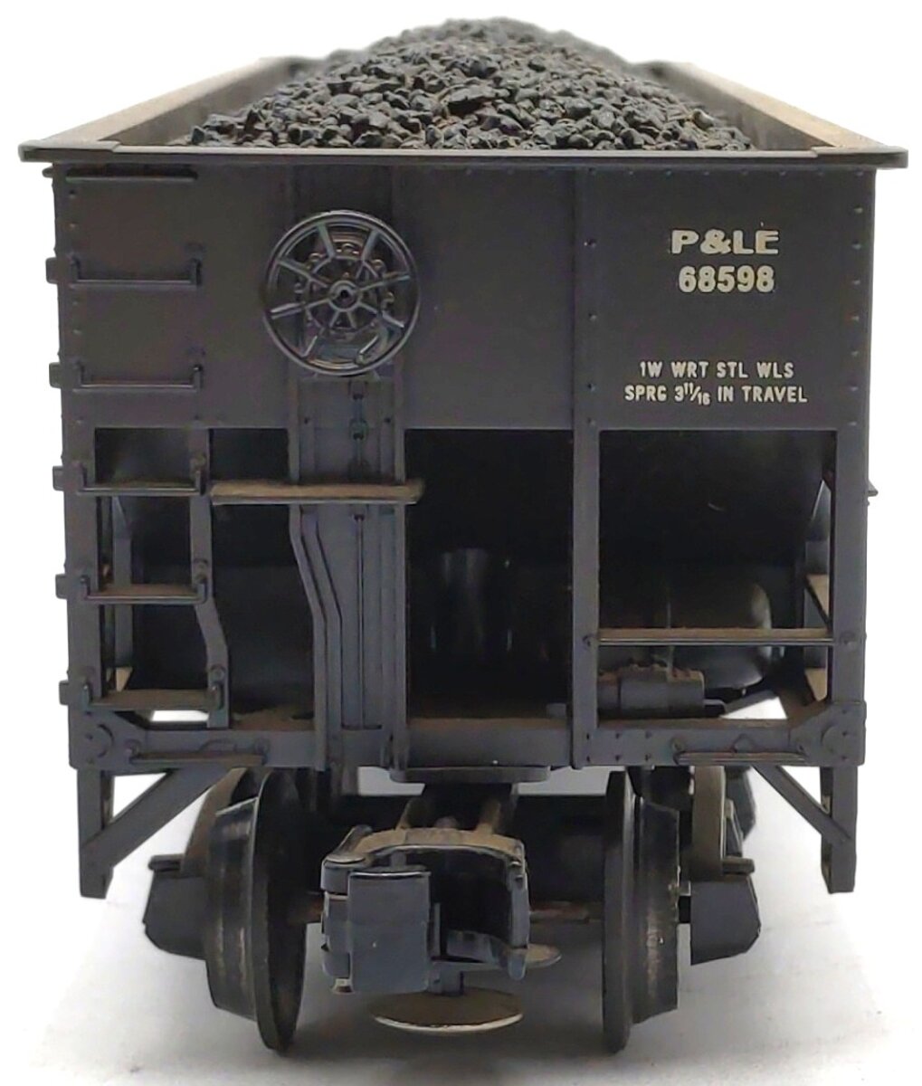 Weaver 4032 O scale P&LE Hi Rail 3 Bay Coal Car #68598 VG/Box
