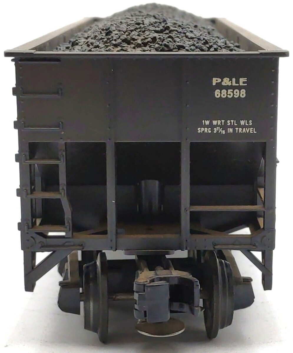 Weaver 4032 O scale P&LE Hi Rail 3 Bay Coal Car #68598 VG/Box