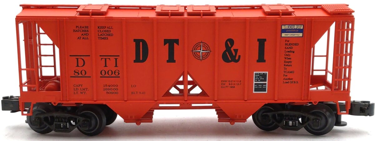 Weaver 80006 O Gauge DT&I AC-2 Covered Hopper LN/Box