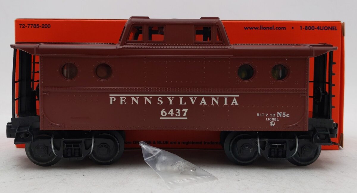 Lionel 6-29713 O Gauge Pennsylvania Porthole Caboose #6437 NIB