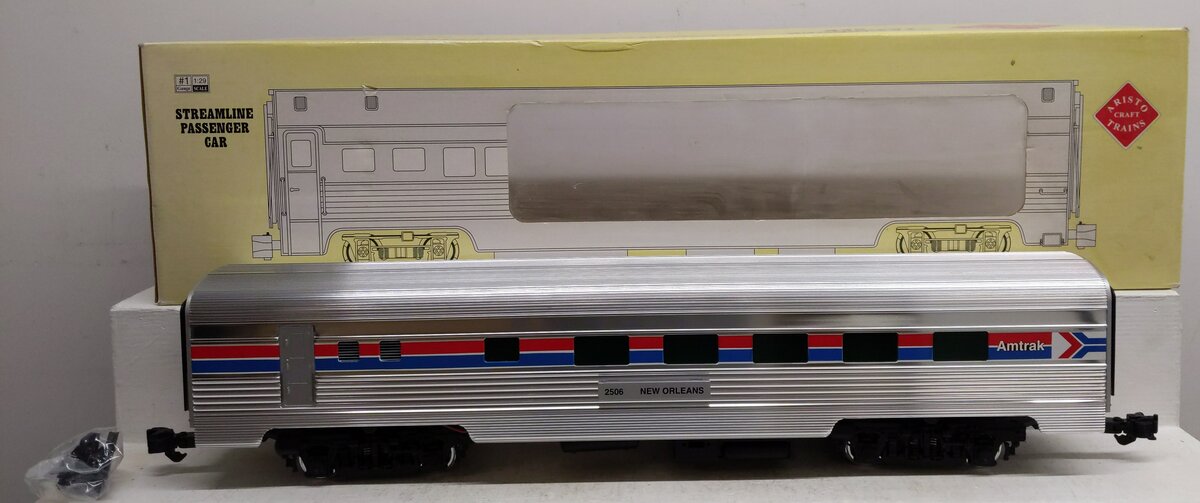 Aristo-Craft 32506 G Scale Amtrak Streamlined "New Orleans" Diner Car LN/Box