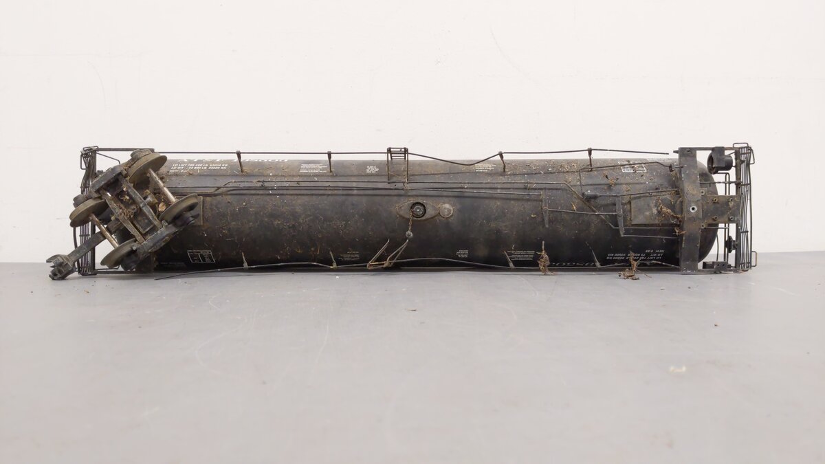 USA Trains R15174 G Santa Fe 55' Extruded Aluminum Modern Tank Car #198503 VG