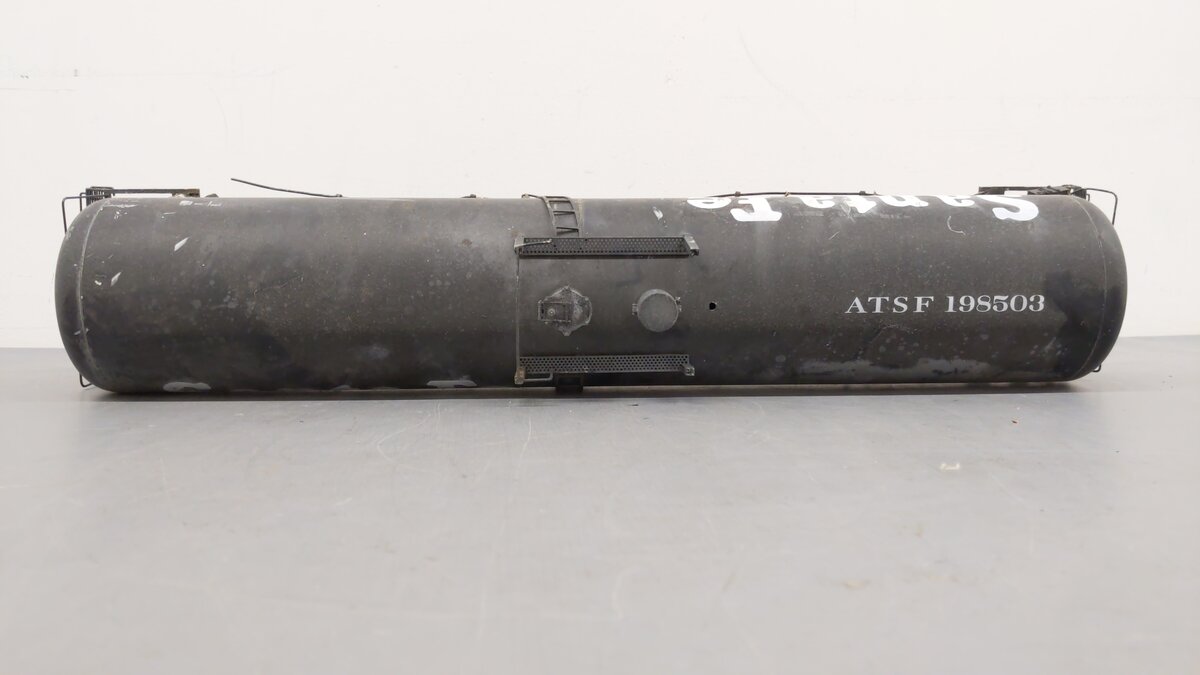 USA Trains R15174 G Santa Fe 55' Extruded Aluminum Modern Tank Car #198503 VG
