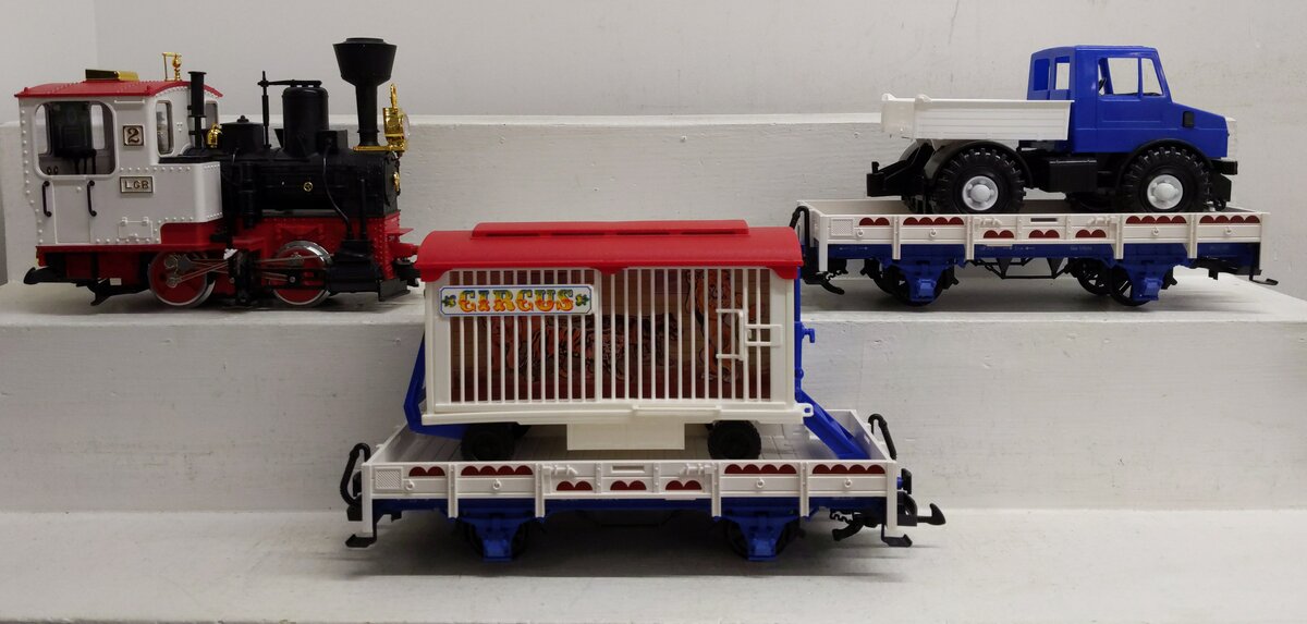 LGB 72988  G Gauge Circus Steam Starter Train Set LN/Box