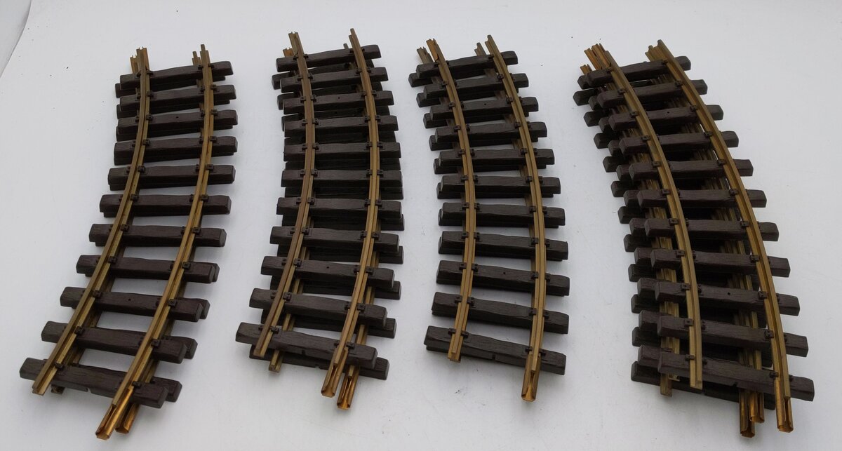 LGB 1100 G Scale Curved Track Sections (9) LN
