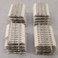 Lionel 6-12025 O Gauge FasTrack 4-1/2 Inch Straight Track (20) VG