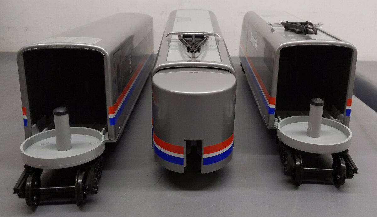 LGB 91950 G Amtrak ABA High Speed Electric Train Set EX/Box