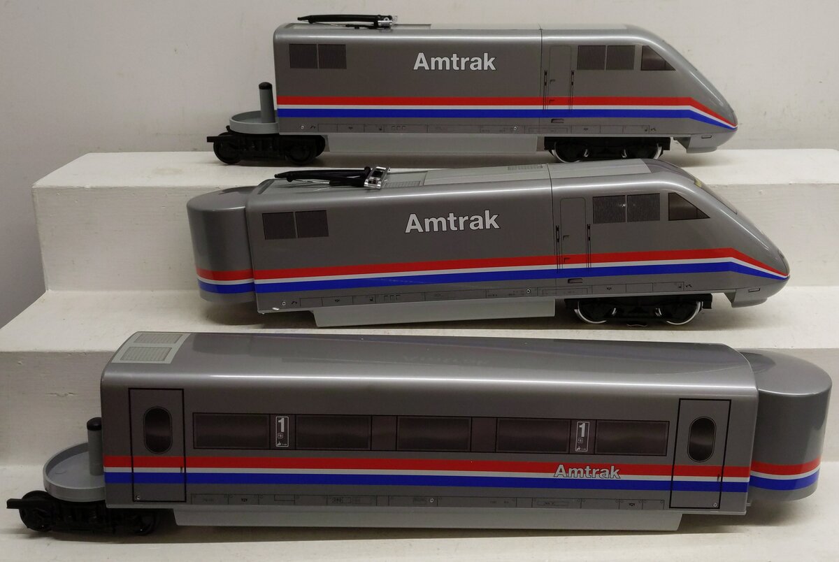 LGB 91950 G Amtrak ABA High Speed Electric Train Set EX/Box