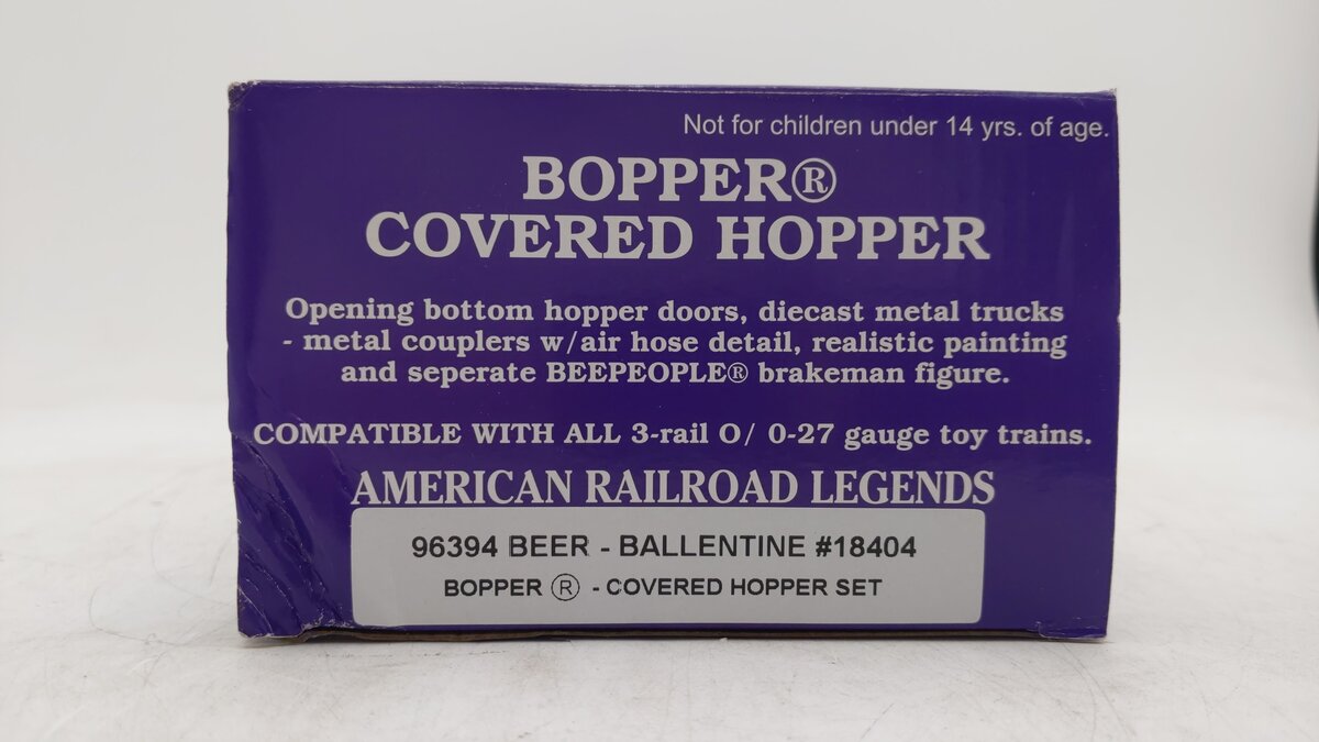 RMT 96394 O Gauge Ballantine Beer Covered Hopper #18404 EX/Box