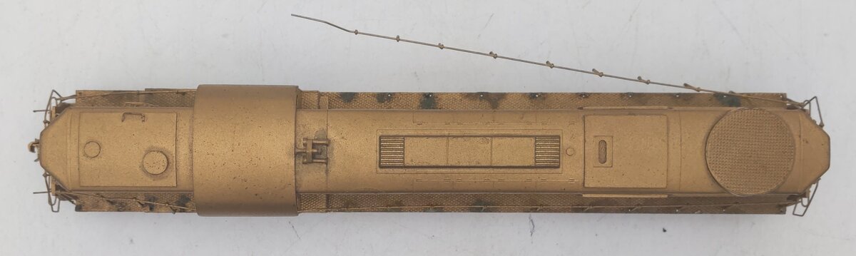 Alco Models D-114 HO Brass DL-600B High Hood Diesel Locomotive - Unpainted VG