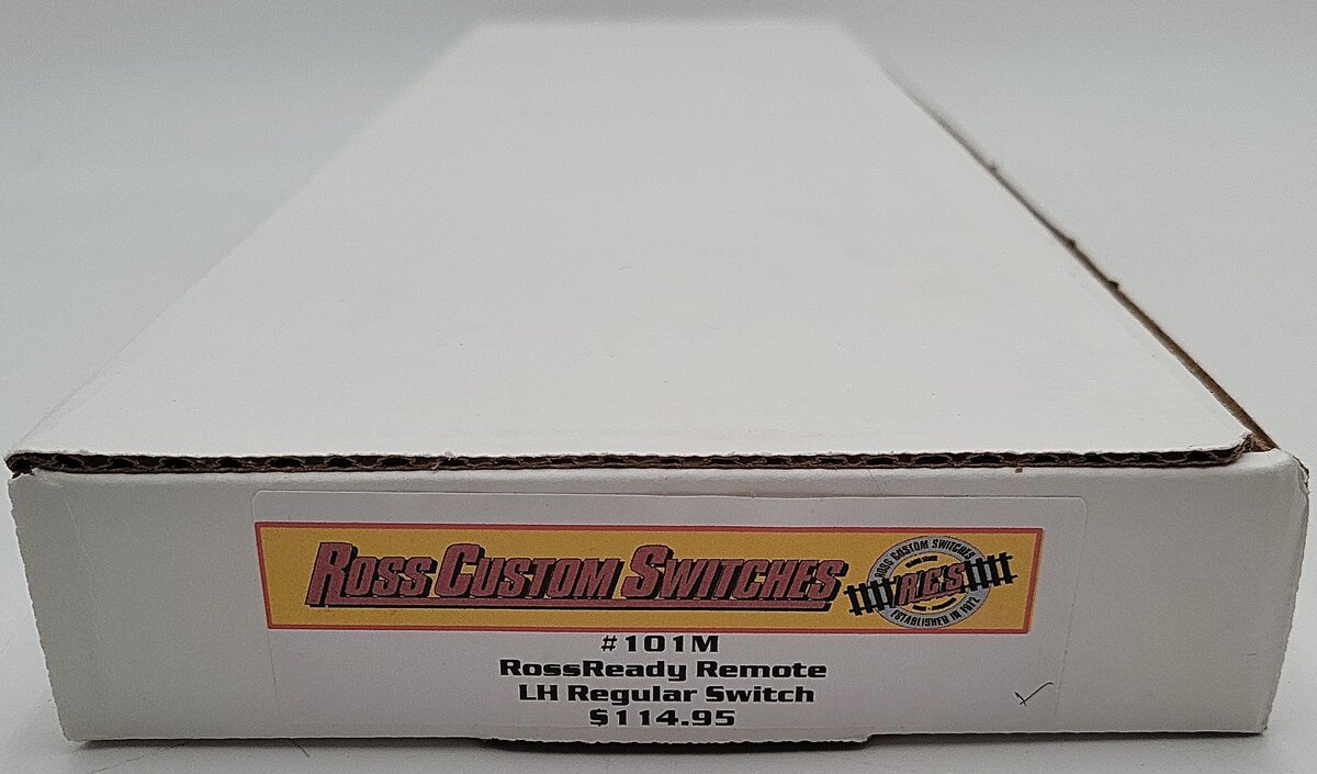 Ross 101M 11° Regular Left Hand with DZ-1000 Remote Switch Turnout EX/Box
