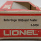 Lionel 6-9858 O Gauge Butterfinger Billboard Reefer Car EX/Box
