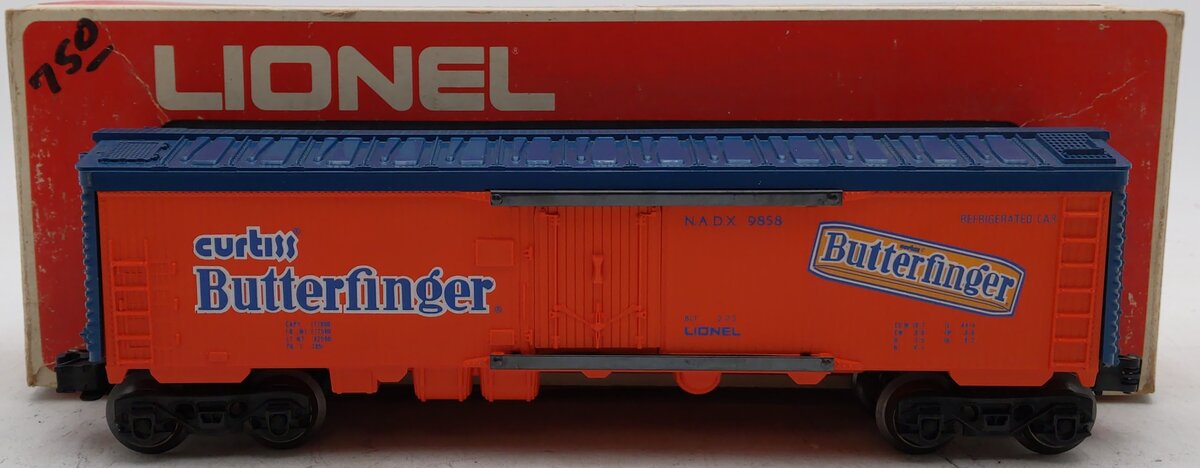 Lionel 6-9858 O Gauge Butterfinger Billboard Reefer Car EX/Box