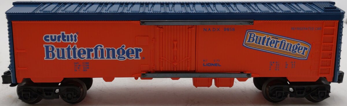 Lionel 6-9858 O Gauge Butterfinger Billboard Reefer Car EX/Box