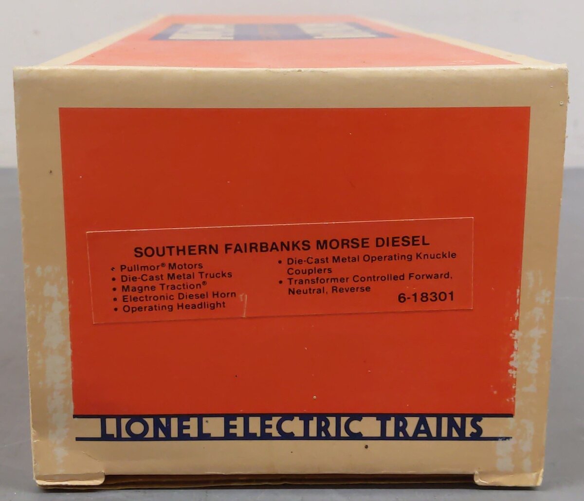 Lionel 6-18301 O Gauge Southern Fairbanks Morse Trainmaster Diesel Locomotive EX/Box