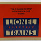 Lionel 6-52062 O Gauge TCA "City of Seattle" Skytop Observation Passenger Car EX/Box