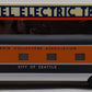 Lionel 6-52062 O Gauge TCA "City of Seattle" Skytop Observation Passenger Car EX/Box