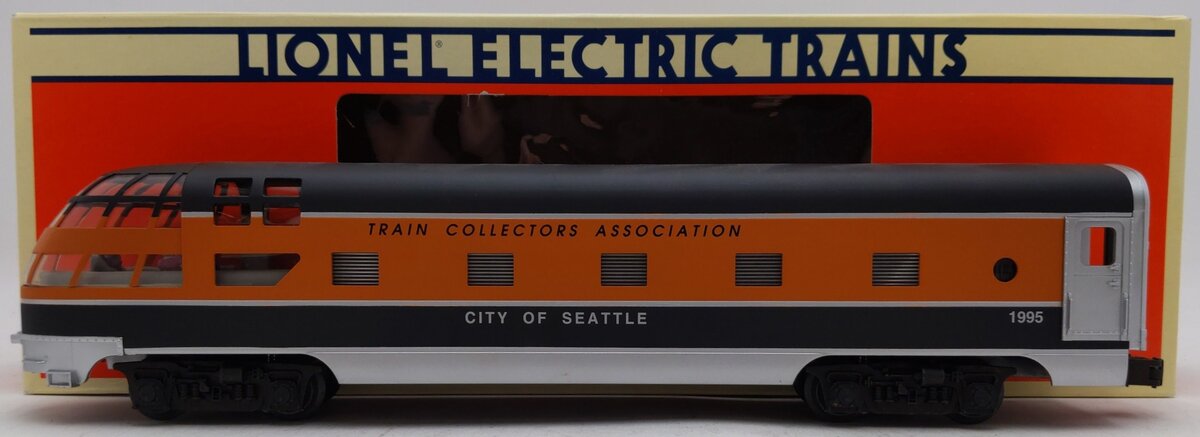 Lionel 6-52062 O Gauge TCA "City of Seattle" Skytop Observation Passenger Car EX/Box