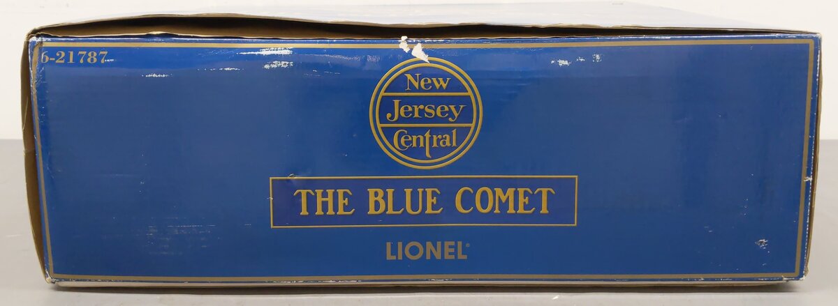 Lionel 6-21787 O Gauge CNJ Blue Comet 4-6-2 Steam Passenger Train Set LN/Box
