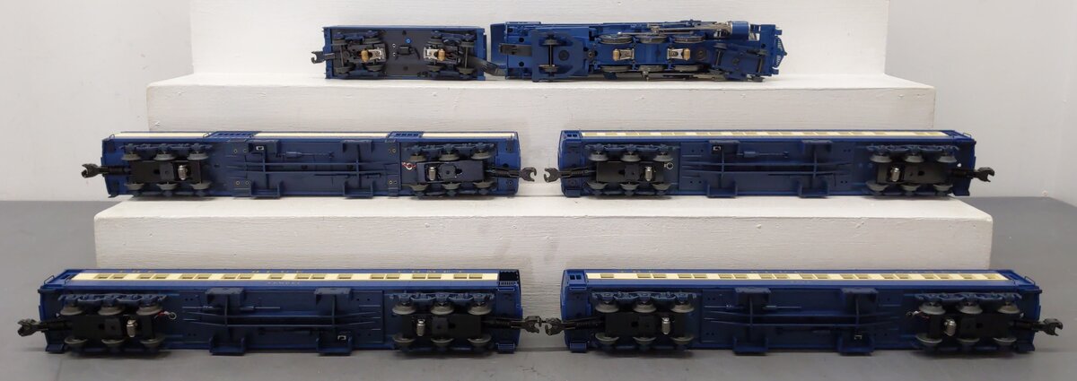 Lionel 6-21787 O Gauge CNJ Blue Comet 4-6-2 Steam Passenger Train Set LN/Box