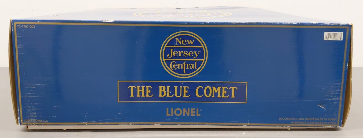 Lionel 6-21787 O Gauge CNJ Blue Comet 4-6-2 Steam Passenger Train Set LN/Box