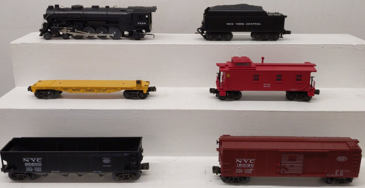 MTH 002 O Gauge New York Central Mohawk Steam Freight Train Set EX/Box