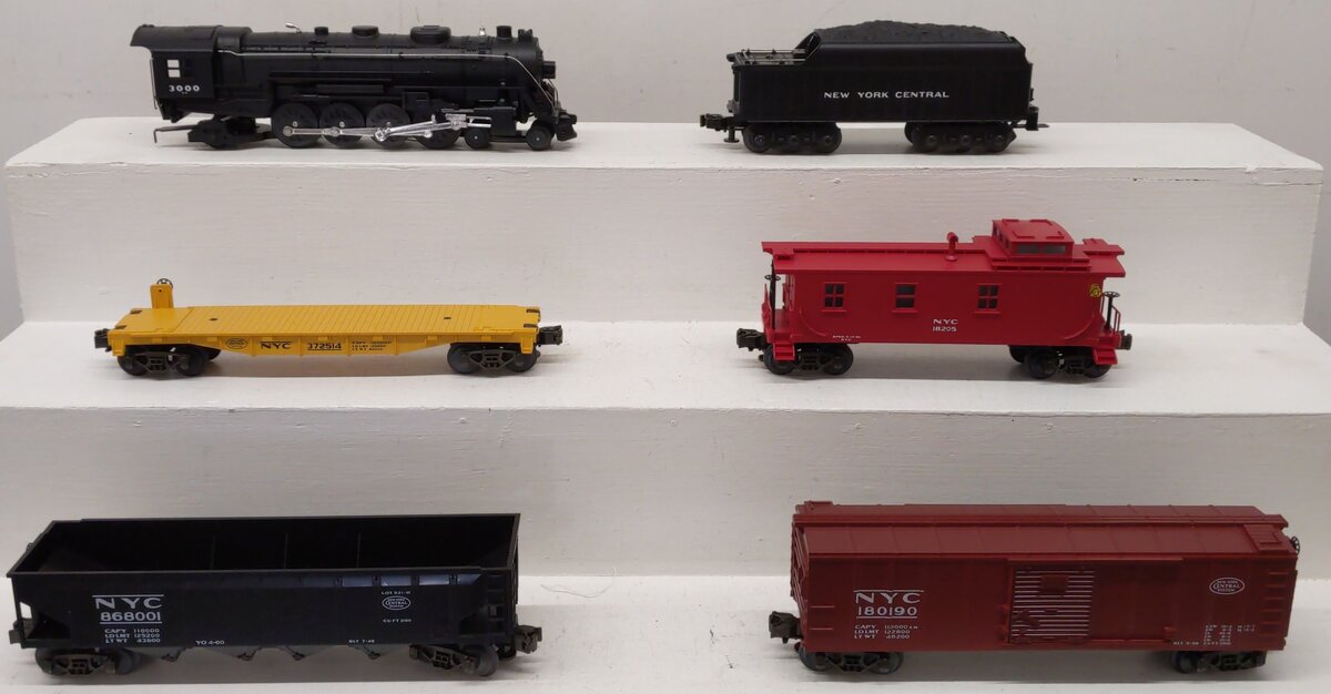 MTH 002 O Gauge New York Central Mohawk Steam Freight Train Set EX/Box