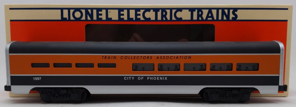 Lionel 6-52106 O Gauge TCA 1997 City of Phoenix Aluminum Diner Car EX/Box
