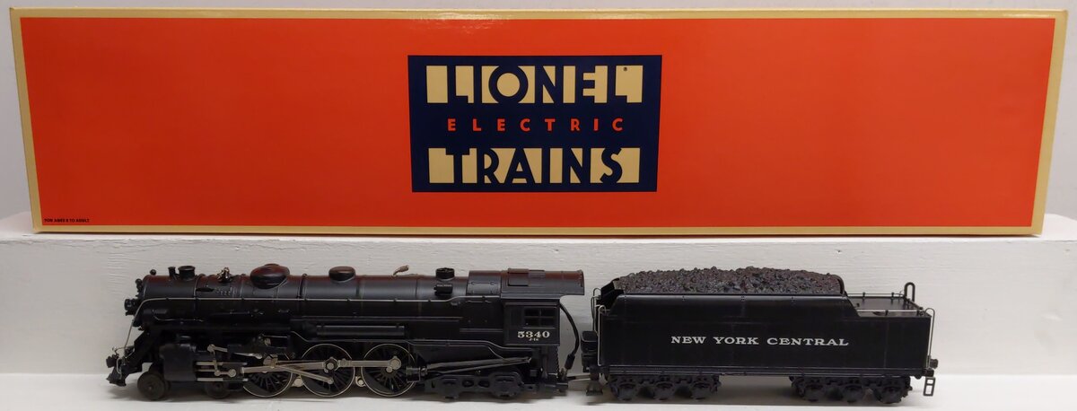 Lionel 6-18005 O NYC 4-6-4 700E Hudson Steam & Tender #5340 w/ Display Case EX/Box
