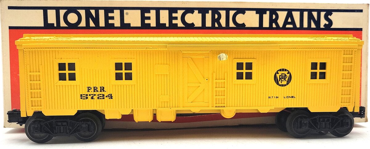Lionel 6-5724 O Gauge Pennsylvania Illuminated Bunk Car #5724 VG/Box