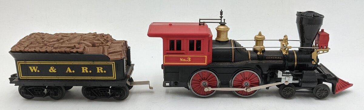 Lionel O Gauge W&ARR 4-4-0 General Steam Locomotive & Tender #3 EX