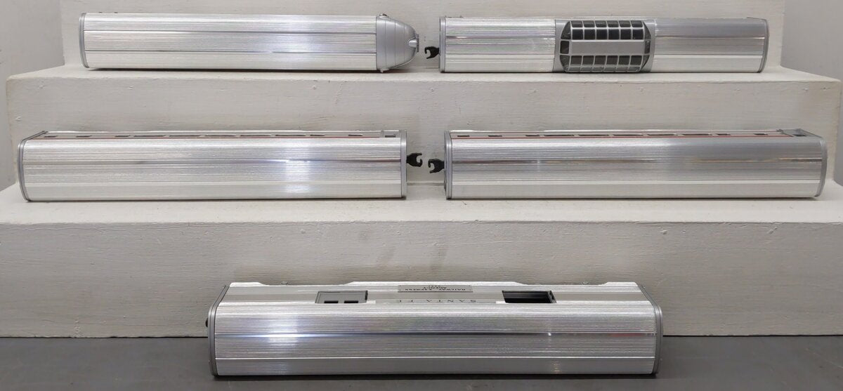 MTH 20-6009 O Gauge ATSF Striped 60' Aluminum Passenger Cars (Set of 5) NIB