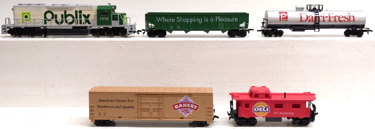 IHC Publix Express SD-40 HO Gauge Diesel Train Set VG/Box