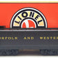 Lionel 6-28088 O Gauge Norfolk & Western A Class Auxiliary Water Tender #160207 EX/Box