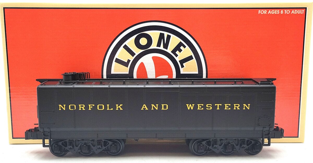 Lionel 6-28088 O Gauge Norfolk & Western A Class Auxiliary Water Tender #160207 EX/Box