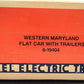 Lionel 6-19404 O Gauge Western Maryland Flatcar with Trailers #19404 LN/Box