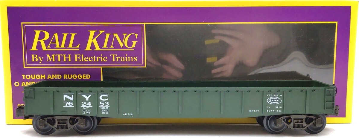 MTH 20-7201 New York Central Gondola (3-Rail) NIB